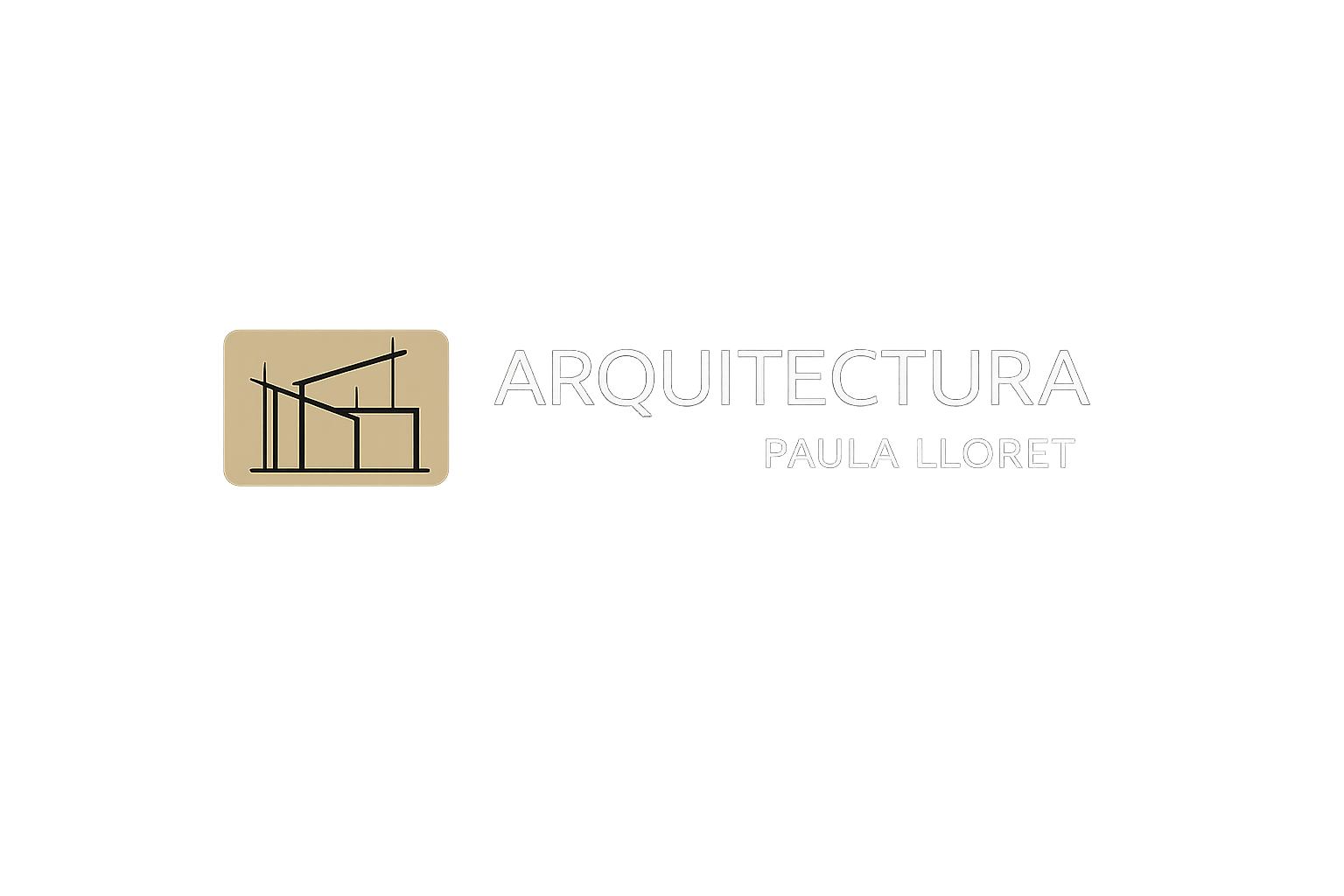 Logo Arquitectura Paula Lloret
